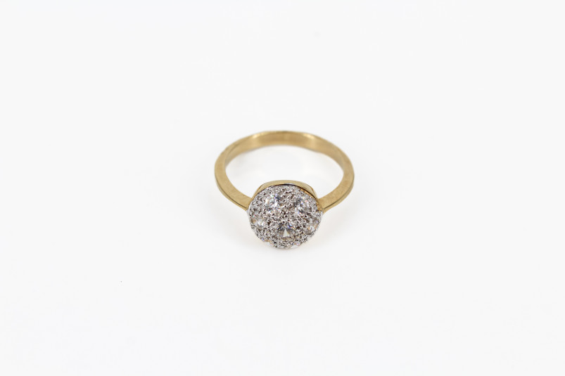 Anillo de oro de 18k. de segunda mano. Joyería de ocasión | ROYALHYSTERIA