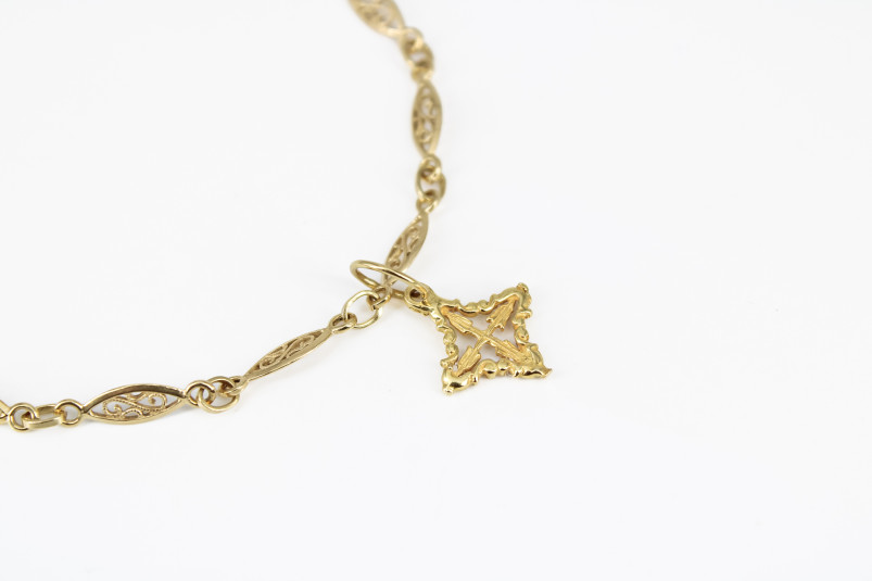 Pulsera de oro de 18k. de segunda mano. Joyería de ocasión | ROYALHYSTERIA