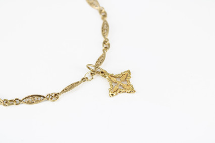 Pulsera de oro de 18k. de segunda mano. Joyería de ocasión | ROYALHYSTERIA