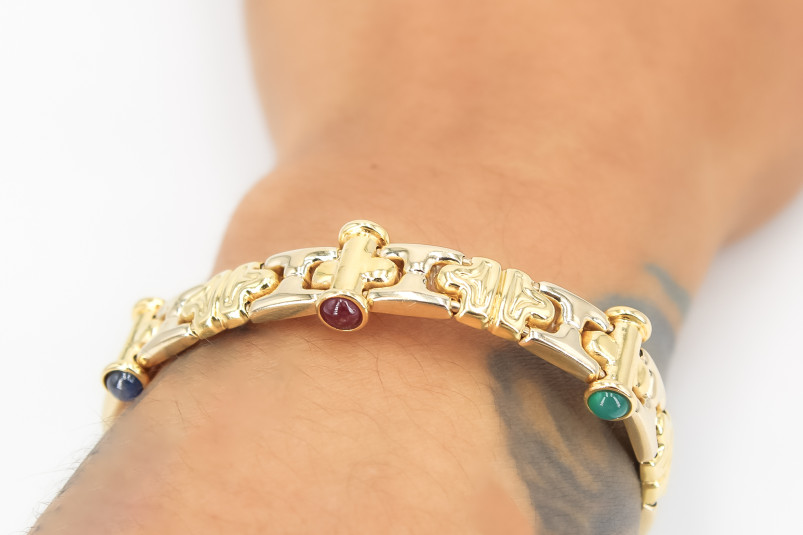 Pulsera de oro de 18k. de segunda mano. Joyería de ocasión | ROYALHYSTERIA