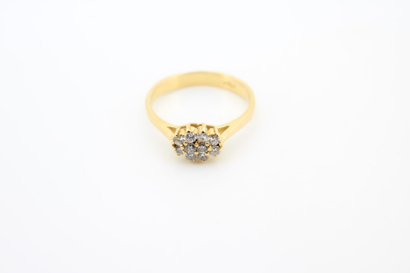 Anillo de oro de 18k. de segunda mano. Joyería de ocasión | ROYALHYSTERIA