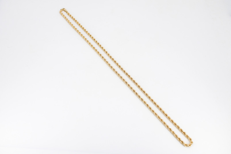 Cadena de oro de 18k. de segunda mano. Joyería de ocasión | ROYALHYSTERIA