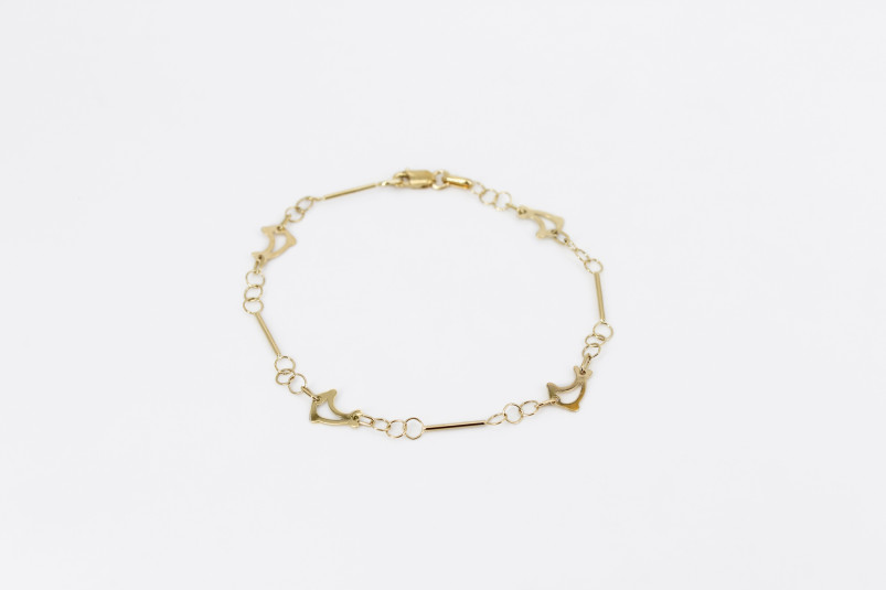 Pulsera de oro de 18k. de segunda mano. Joyería de ocasión | ROYALHYSTERIA