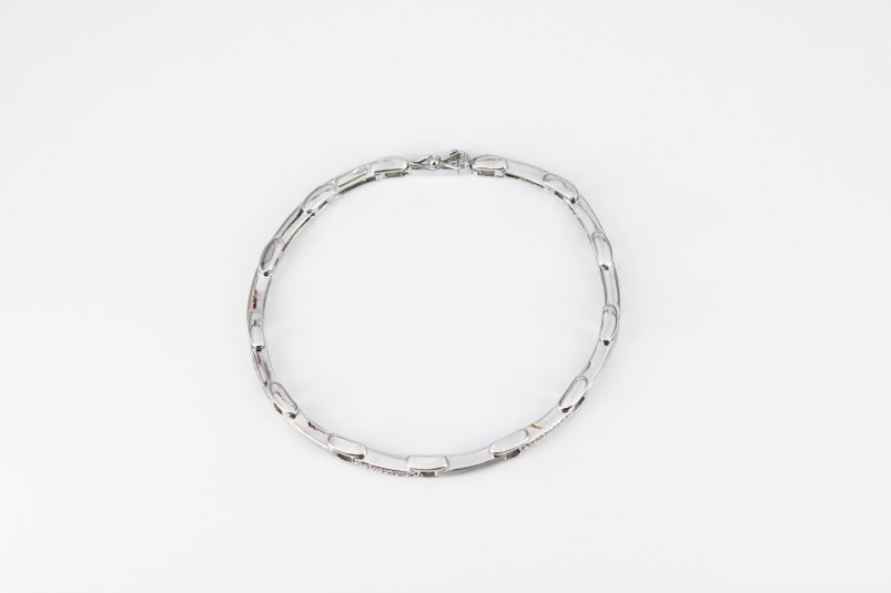 Pulsera de oro blanco de 18k. de segunda mano. Joyería de ocasión | ROYALHYSTERIA