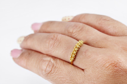 Anillo de oro de 18k. de segunda mano. Joyería de ocasión | ROYALHYSTERIA