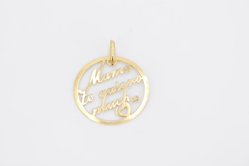 Colgante de oro de 18k. de segunda mano. Joyería de ocasión | ROYALHYSTERIA