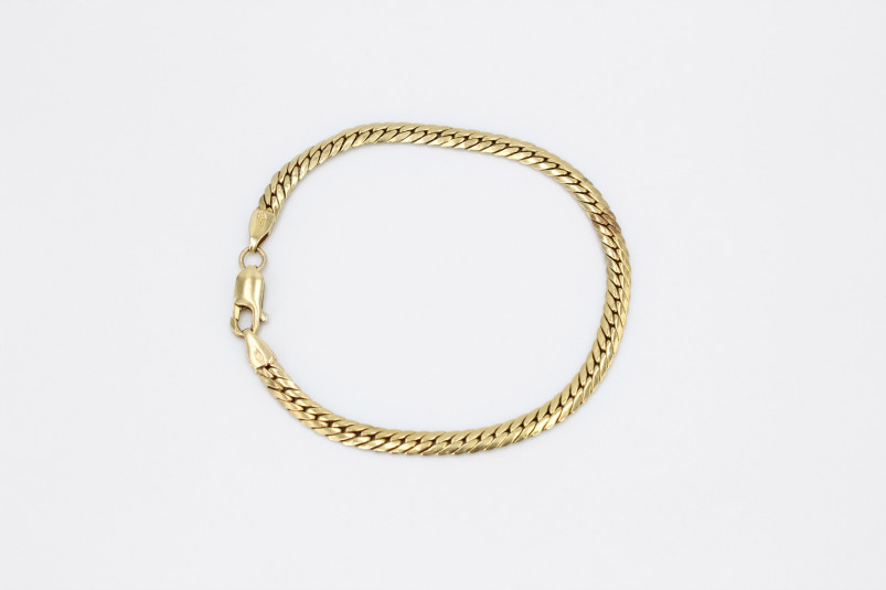 Pulsera de oro de 18k. de segunda mano. Joyería de ocasión | ROYALHYSTERIA