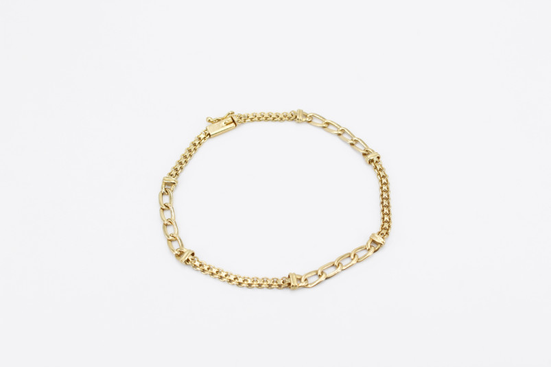 Pulsera de oro de 18k. de segunda mano. Joyería de ocasión | ROYALHYSTERIA