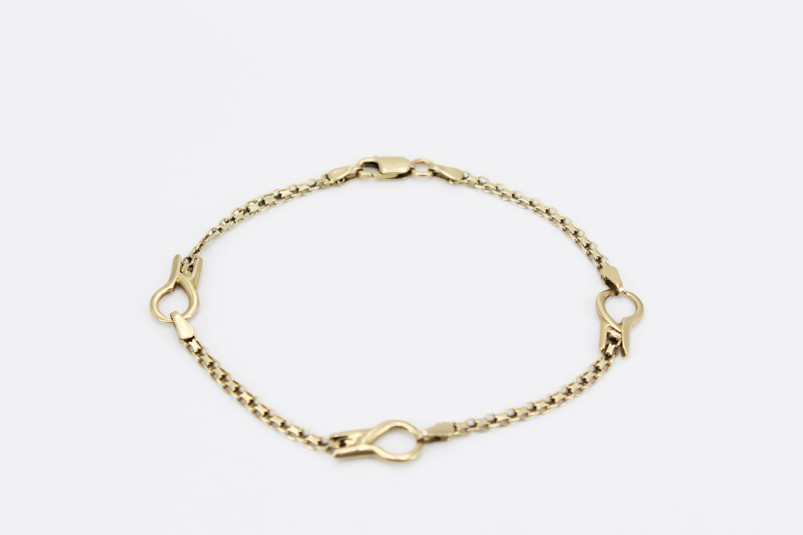 Pulsera de oro de 18k. de segunda mano. Joyería de ocasión | ROYALHYSTERIA