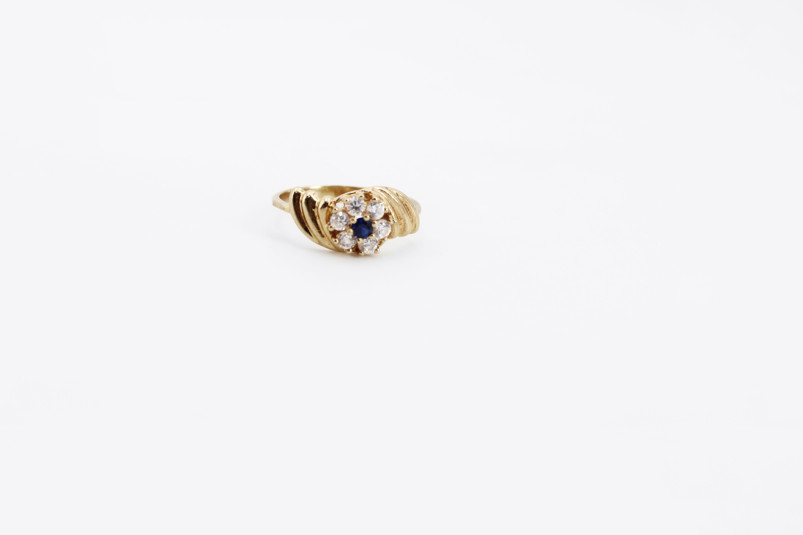 Anillo de oro de 18k. de segunda mano. Joyería de ocasión | ROYALHYSTERIA