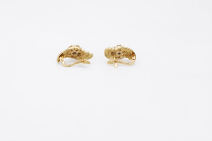 Pendiente de oro de 18k. de segunda mano. Joyería de ocasión | ROYALHYSTERIA