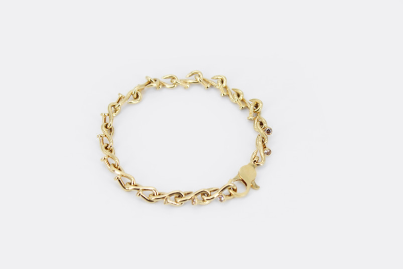Pulsera de oro de 18k. de segunda mano. Joyería de ocasión | ROYALHYSTERIA