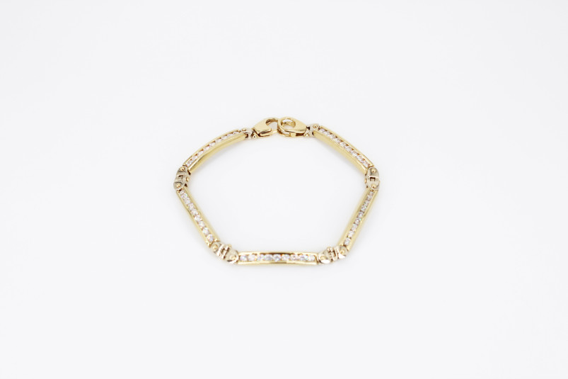 Pulsera de oro de 18k. de segunda mano. Joyería de ocasión | ROYALHYSTERIA