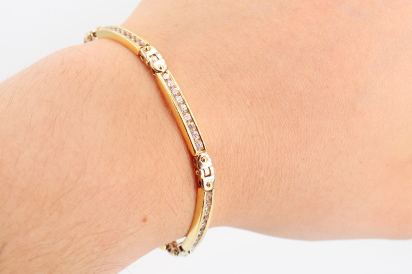 Pulsera de oro de 18k. de segunda mano. Joyería de ocasión | ROYALHYSTERIA