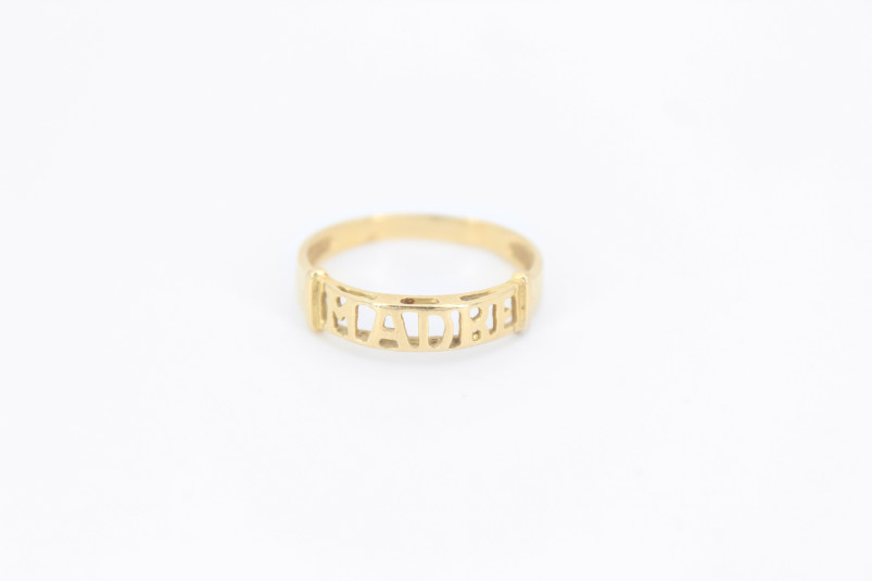 Anillo de oro de 18k. de segunda mano. Joyería de ocasión | ROYALHYSTERIA
