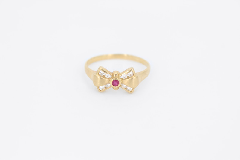 Anillo de oro de 18k. de segunda mano. Joyería de ocasión | ROYALHYSTERIA