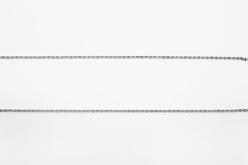 Cadena de oro blanco de 18k. de segunda mano. Joyería de ocasión | ROYALHYSTERIA