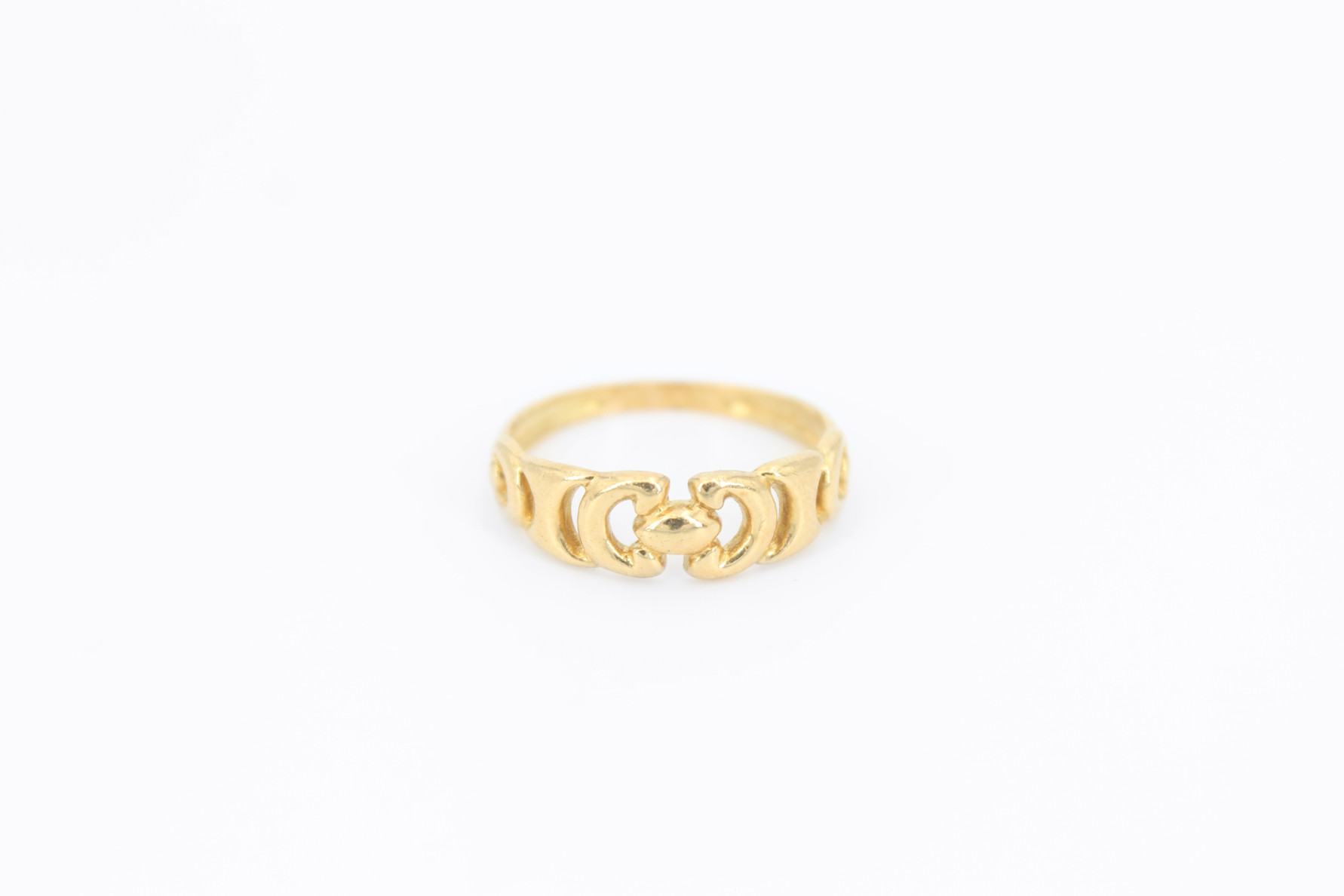 Anillo de oro de 18k. de segunda mano. Joyería de ocasión | ROYALHYSTERIA