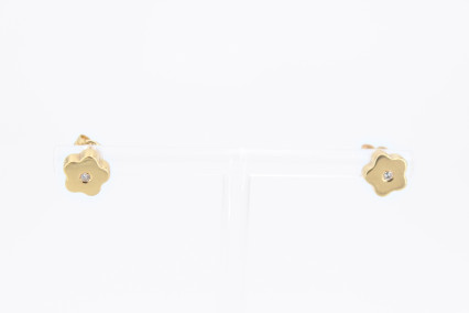 Pendiente de oro de 18k. de segunda mano. Joyería de ocasión | ROYALHYSTERIA