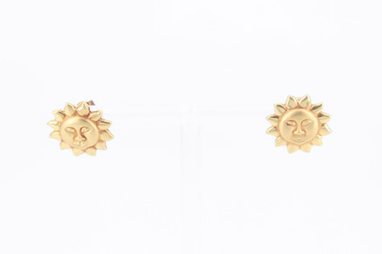Pendiente de oro de 18k. de segunda mano. Joyería de ocasión | ROYALHYSTERIA