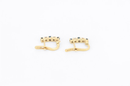 Pendiente de oro de 18k. de segunda mano. Joyería de ocasión | ROYALHYSTERIA