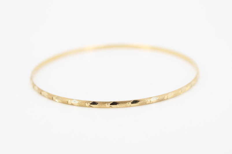 Caña de oro de 18k. de segunda mano. Joyería de ocasión | ROYALHYSTERIA
