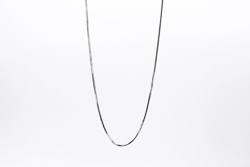 Cadena de oro blanco de 18k. de segunda mano. Joyería de ocasión | ROYALHYSTERIA