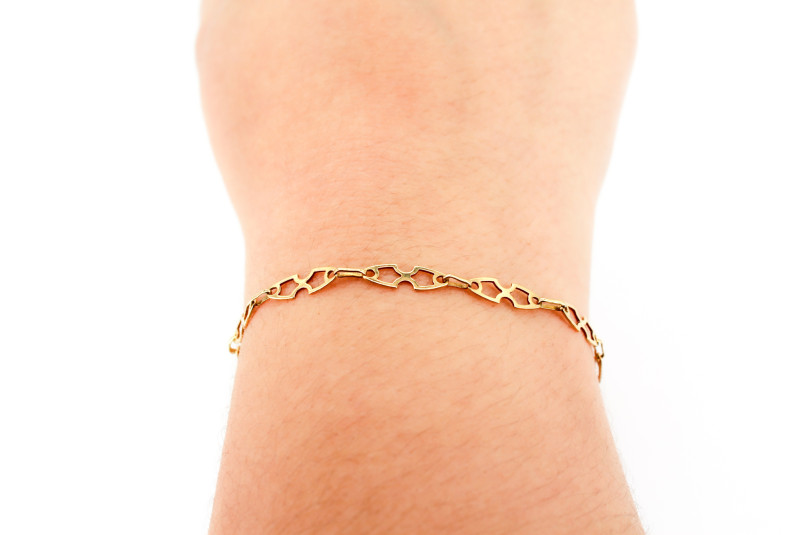 Pulsera de oro de 18k. de segunda mano. Joyería de ocasión | ROYALHYSTERIA
