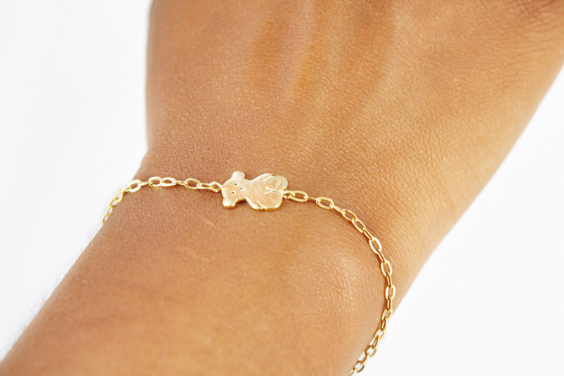 Pulsera de oro de 18k. de segunda mano. Joyería de ocasión | ROYALHYSTERIA