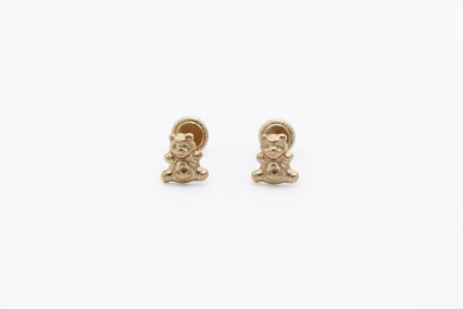 Pendiente de oro de 18k. de segunda mano. Joyería de ocasión | ROYALHYSTERIA