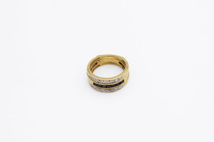 Anillo de oro de 18k. de segunda mano. Joyería de ocasión | ROYALHYSTERIA