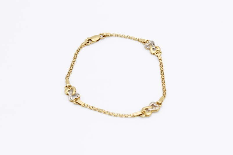 Pulsera de oro de 18k. de segunda mano. Joyería de ocasión | ROYALHYSTERIA