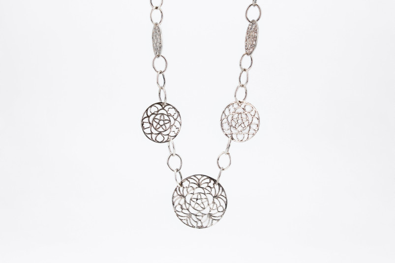 Collar de plata  de 925. de segunda mano. Joyería de ocasión | ROYALHYSTERIA