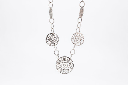 Collar de plata  de 925. de segunda mano. Joyería de ocasión | ROYALHYSTERIA