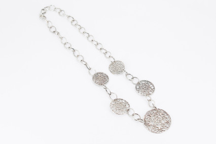 Collar de plata  de 925. de segunda mano. Joyería de ocasión | ROYALHYSTERIA