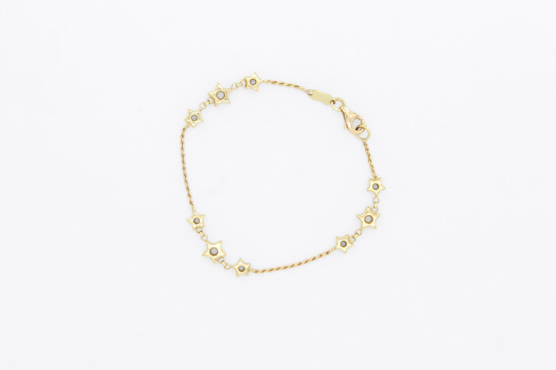 Pulsera de oro de 18k. de segunda mano. Joyería de ocasión | ROYALHYSTERIA