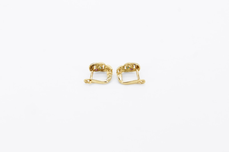 Pendiente de oro de 18k. de segunda mano. Joyería de ocasión | ROYALHYSTERIA