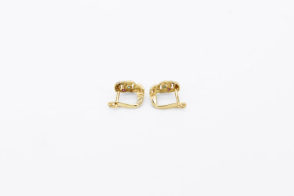 Pendiente de oro de 18k. de segunda mano. Joyería de ocasión | ROYALHYSTERIA