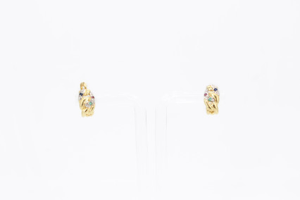Pendiente de oro de 18k. de segunda mano. Joyería de ocasión | ROYALHYSTERIA