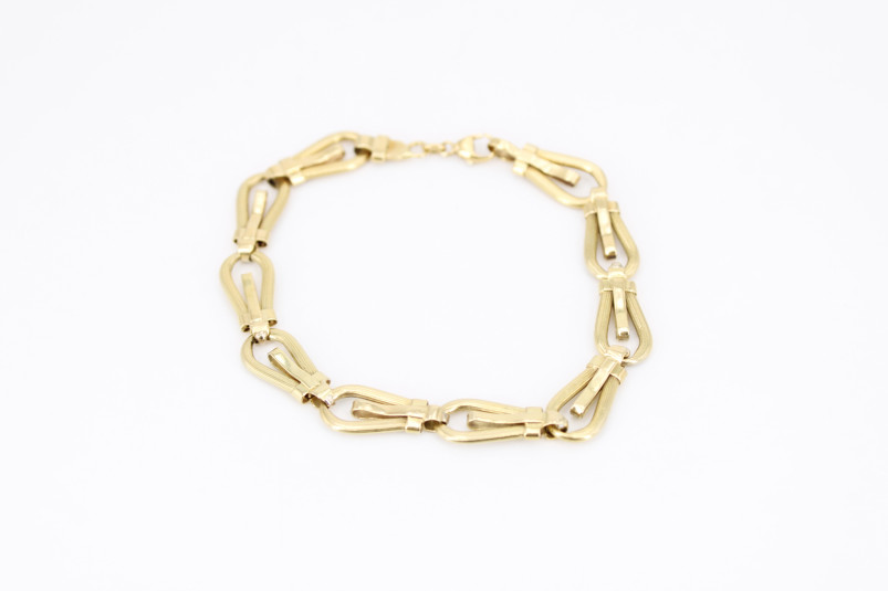 Pulsera de oro de 18k. de segunda mano. Joyería de ocasión | ROYALHYSTERIA