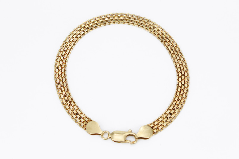 Pulsera de oro de 18k. de segunda mano. Joyería de ocasión | ROYALHYSTERIA