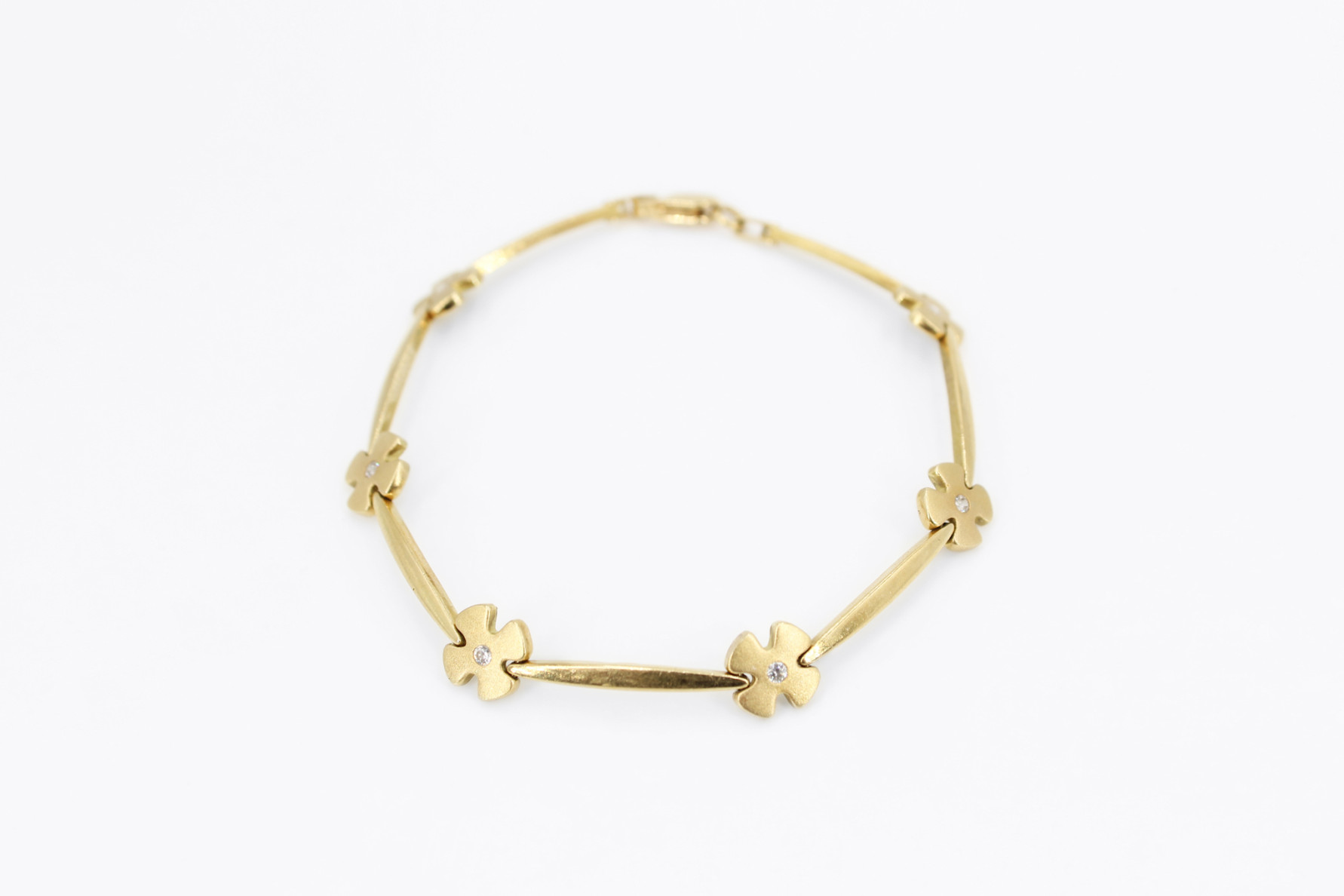 Pulsera de oro de 18k. de segunda mano. Joyería de ocasión | ROYALHYSTERIA