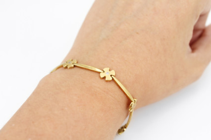 Pulsera de oro de 18k. de segunda mano. Joyería de ocasión | ROYALHYSTERIA