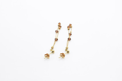 Pendiente de oro de 18k. de segunda mano. Joyería de ocasión | ROYALHYSTERIA