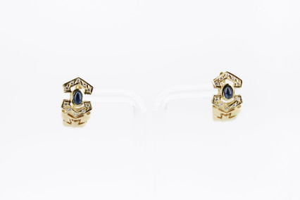 Pendiente de oro de 18k. de segunda mano. Joyería de ocasión | ROYALHYSTERIA