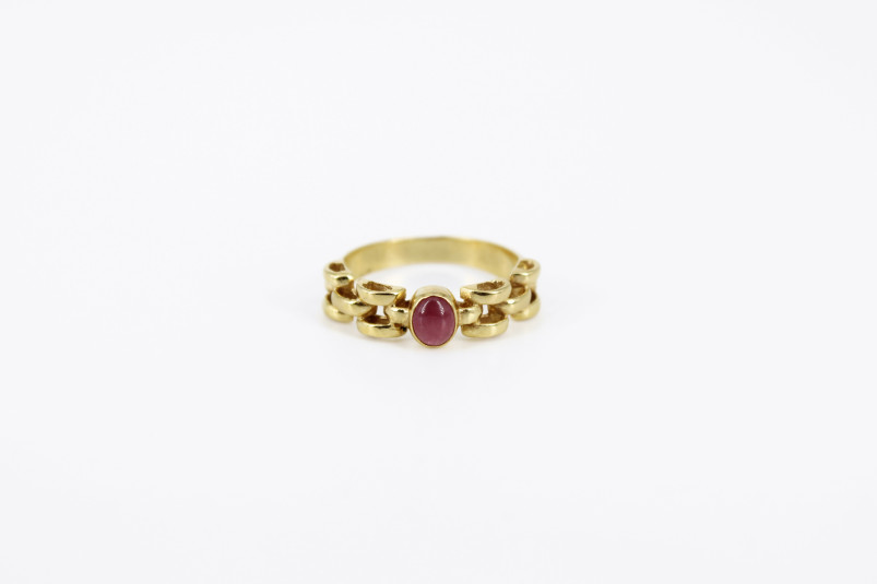 Anillo de oro de 18k. de segunda mano. Joyería de ocasión | ROYALHYSTERIA