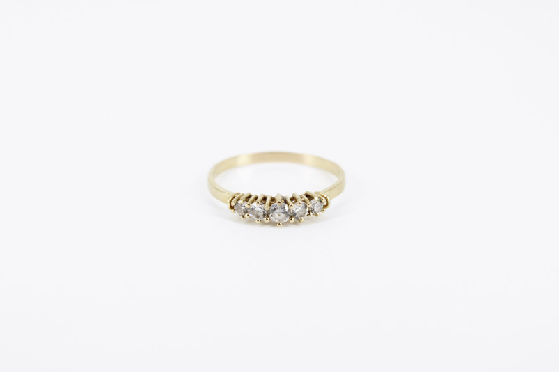 Anillo de oro de 18k. de segunda mano. Joyería de ocasión | ROYALHYSTERIA