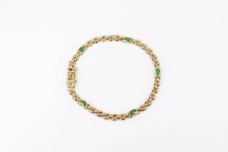 Pulsera de oro de 18k. de segunda mano. Joyería de ocasión | ROYALHYSTERIA