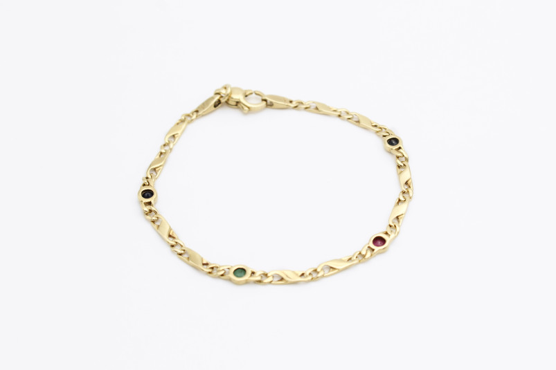 Pulsera de oro de 18k. de segunda mano. Joyería de ocasión | ROYALHYSTERIA