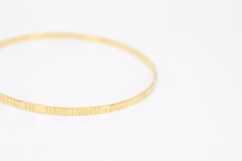 Caña de oro de 18k. de segunda mano. Joyería de ocasión | ROYALHYSTERIA